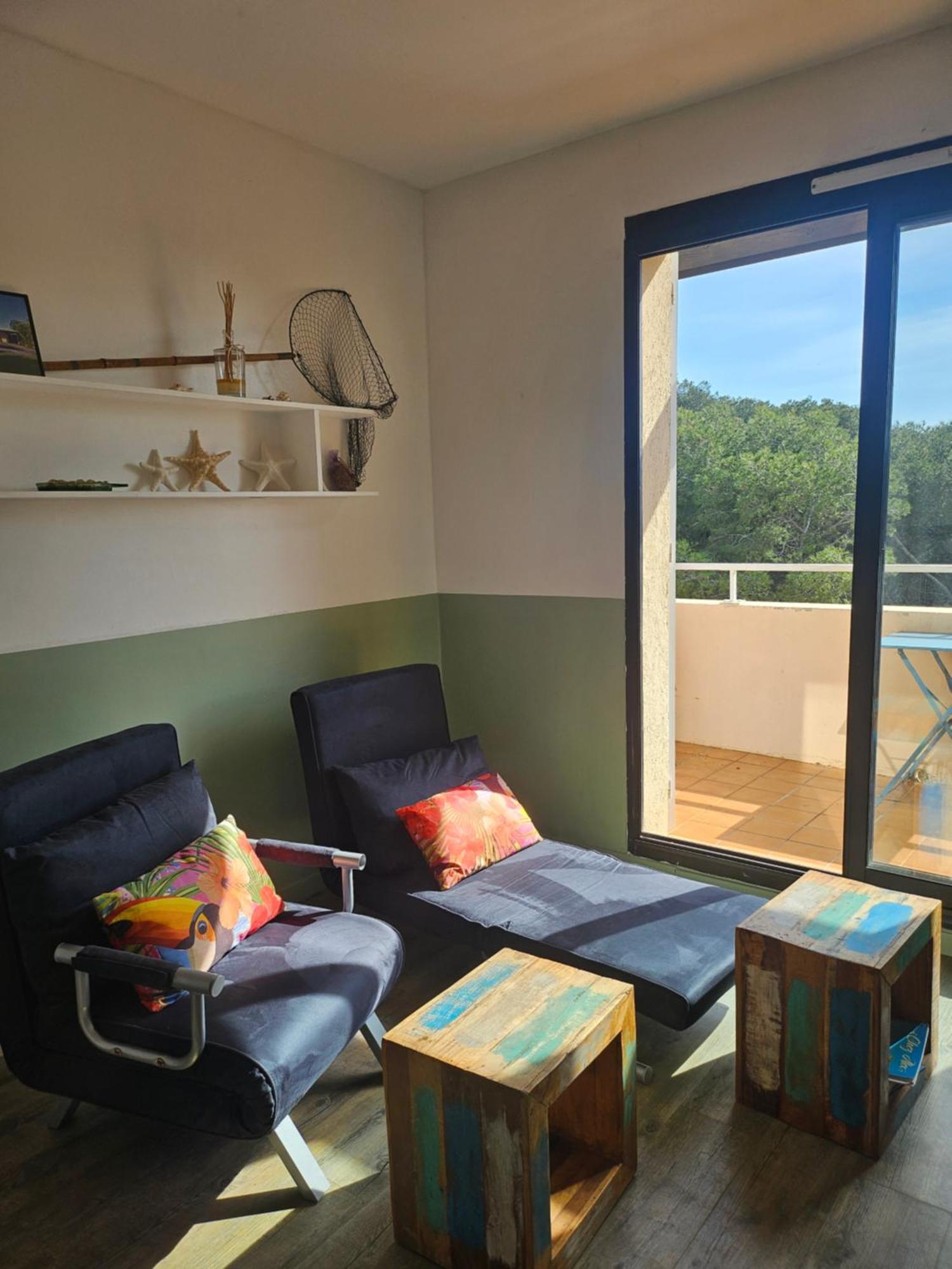 Domaine De La Coudouliere, T2 Climatise Terrasse Vue Mer Sans Vis A Vis Plage A 100M ซิ-ฟูร์-เล-ปลาจ ห้อง รูปภาพ